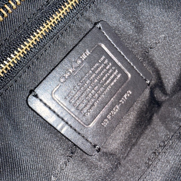 Coach Grace 20 – Metallic Black + Gunmetal – NWOT - Picture 7 of 9